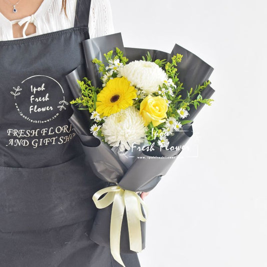 Tristine| Condolence Furneral Fresh Flower Bouquet Delivery