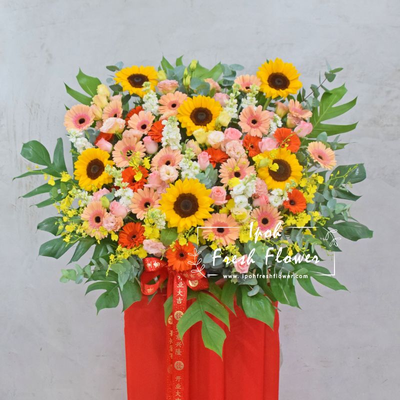 Victory| Congratulation Fresh Flower Opening Stand| Free Delivery