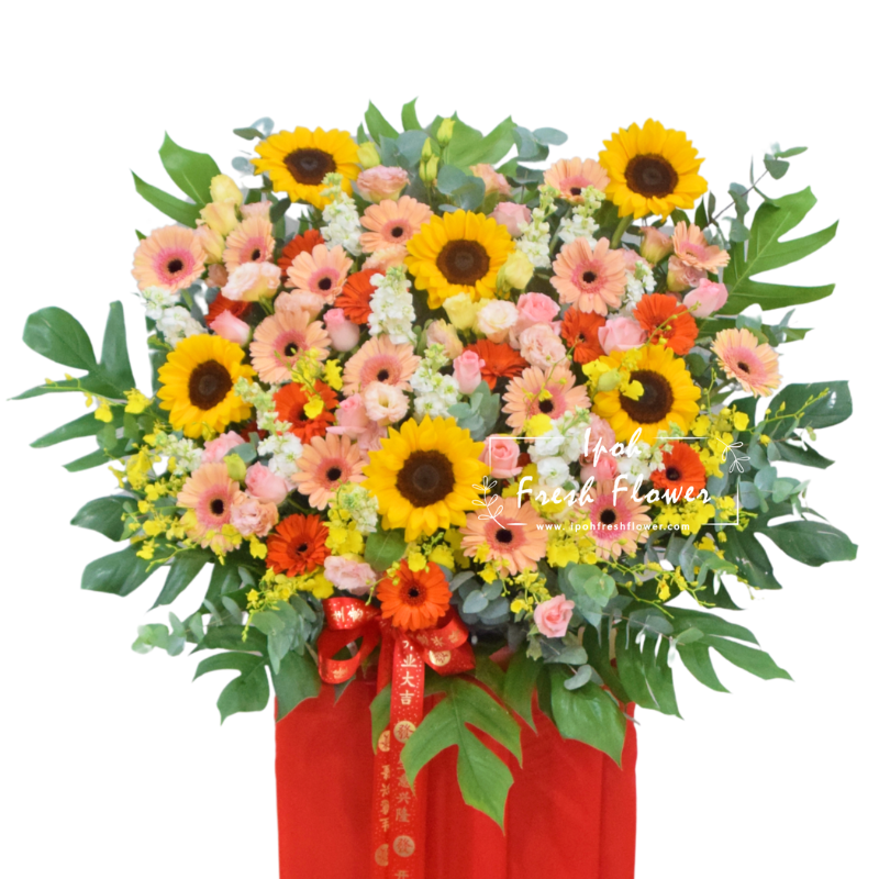 Victory| Congratulation Fresh Flower Opening Stand| Free Delivery