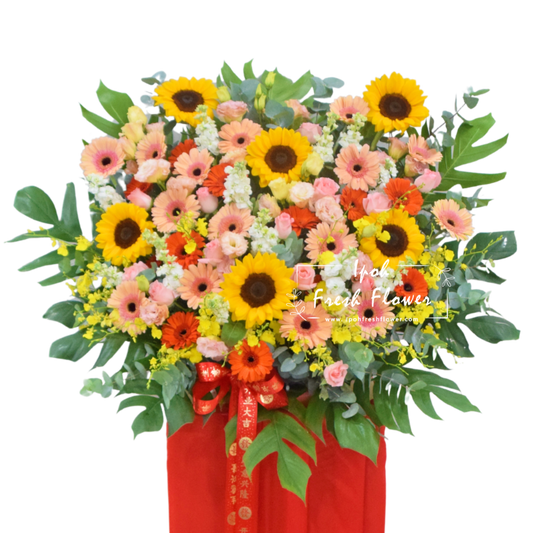 Victory| Congratulation Fresh Flower Opening Stand| Free Delivery