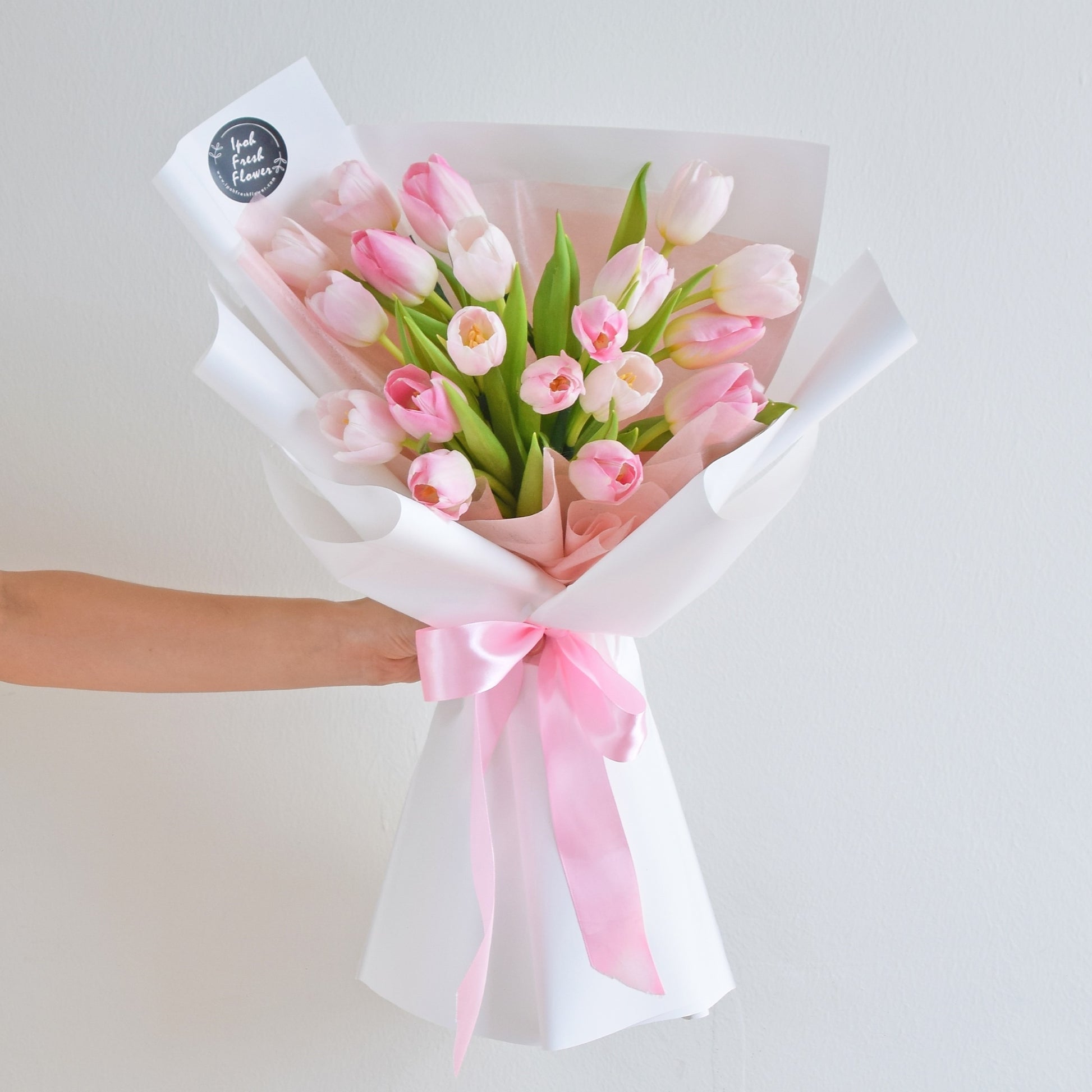 Yonina Pink Tulip Bouquet| Fresh Flower Bouquet Delivery