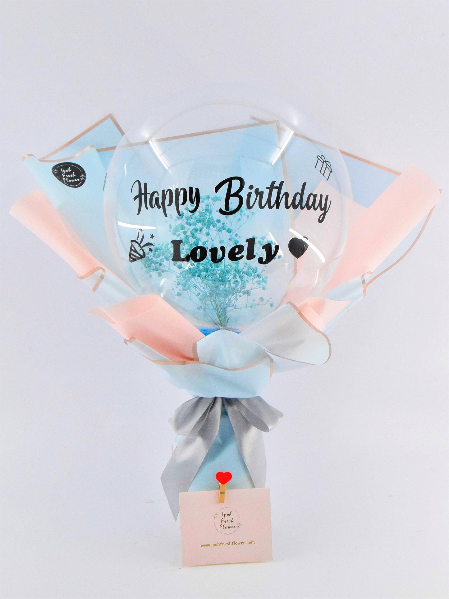 Balloon Bouquet- Baby Blue Balloon