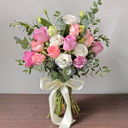 Chloe Bridal Bouquet For Wedding & ROM| Personalized Bridal Bouquet