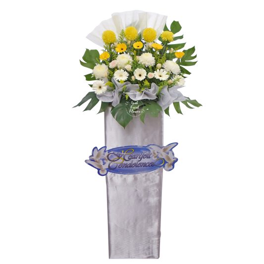 Condolence Wreaths & Funeral Flower Stand B2| Same Day Free Delivery