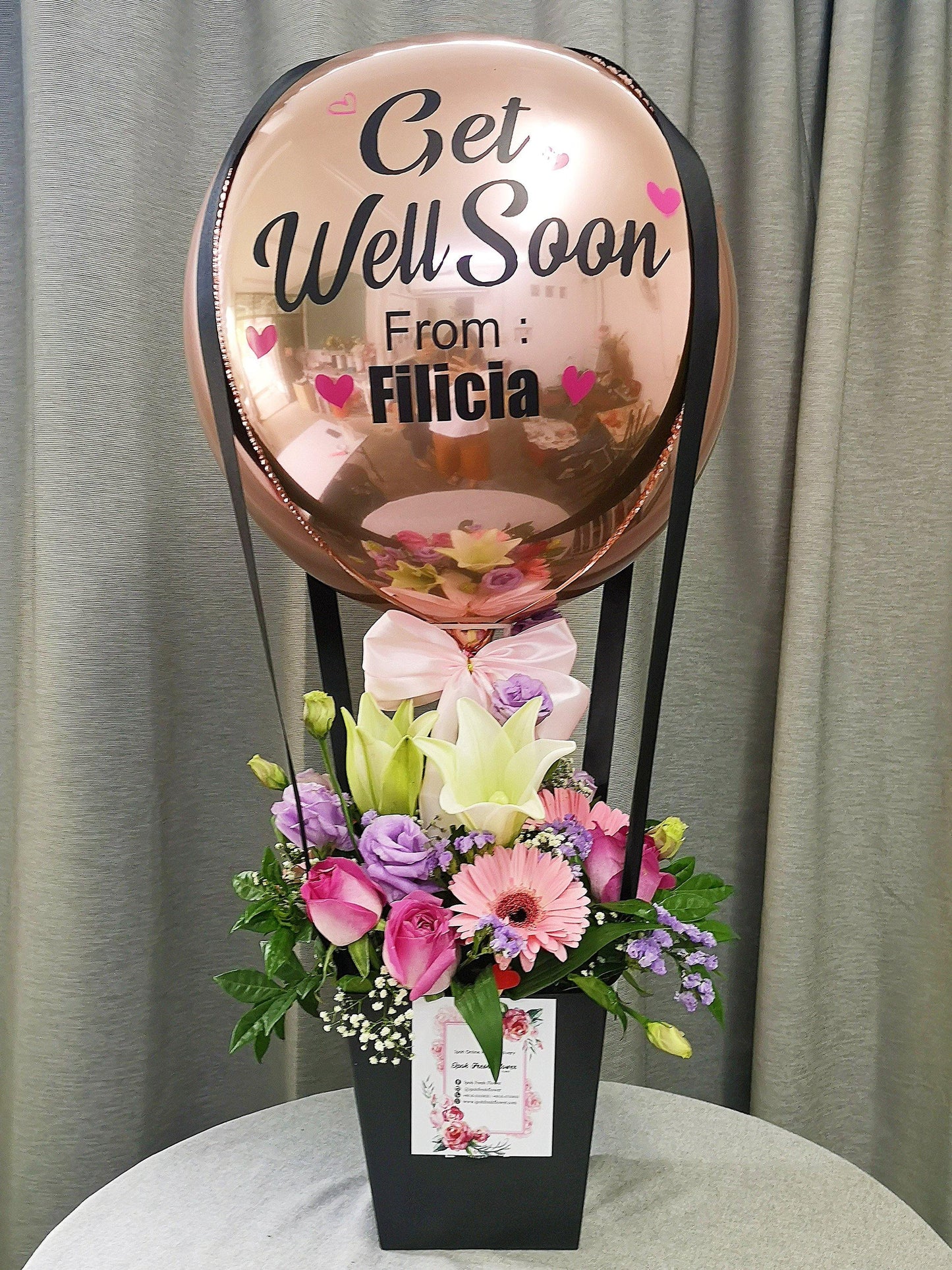 Balloon Flower Box- Darlene