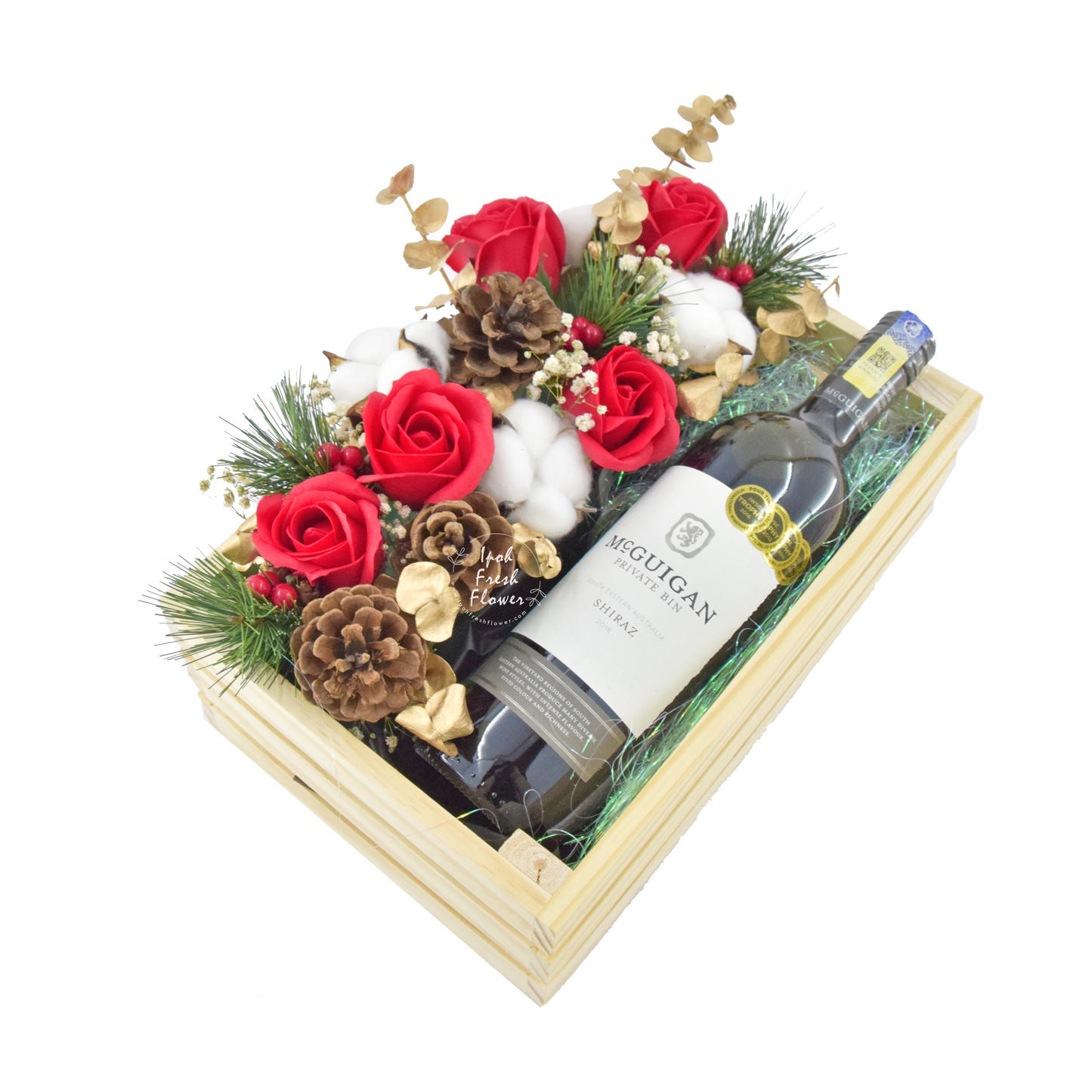 Everest Wine Box| Soap Flowers