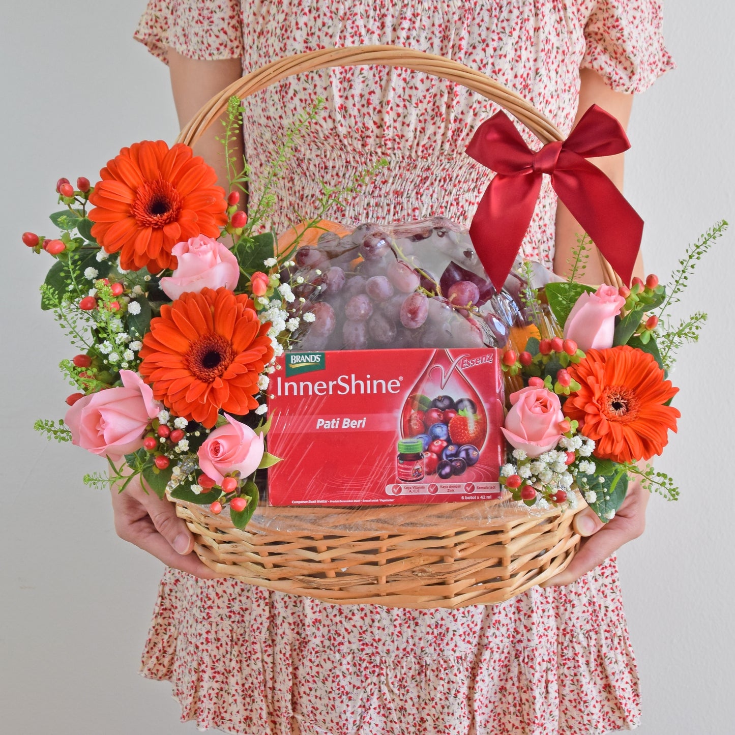 Fruit Basket Delivery with brand's innershine essence |Healthy Shine