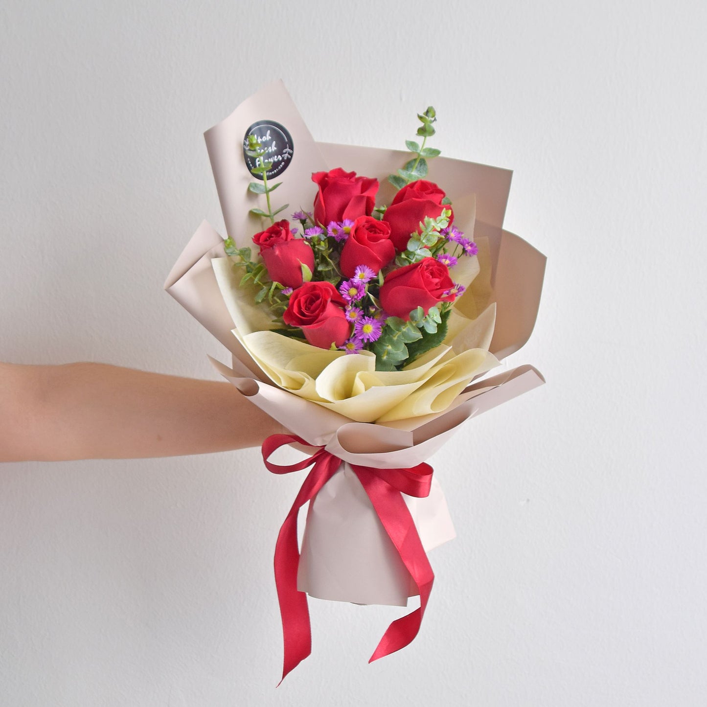 Rubena| Red Roses Bouquet| Fresh Flower Delivery