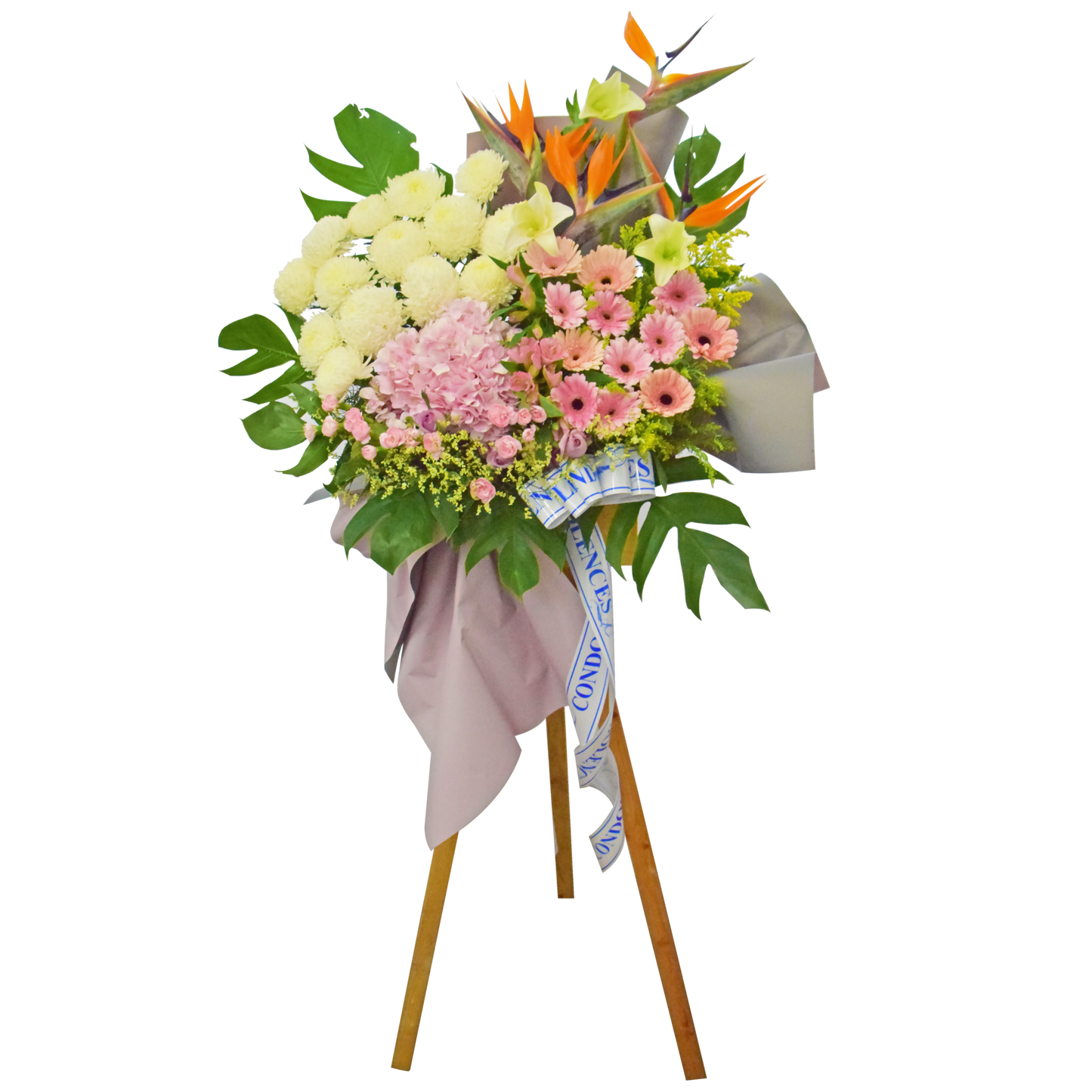 Serenity Wreath| Premium Condolence Flower Stand| Same Day Free Delivery