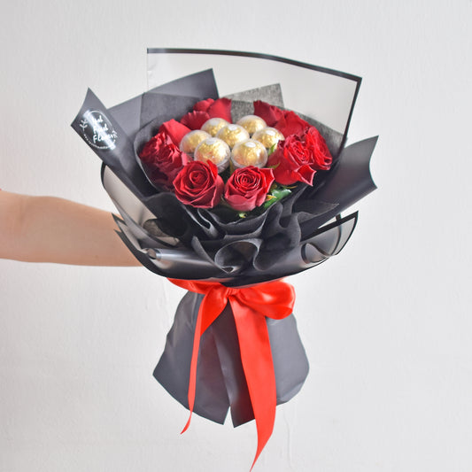 Sweet Delight| Chocolate Rose Bouquet Delivery