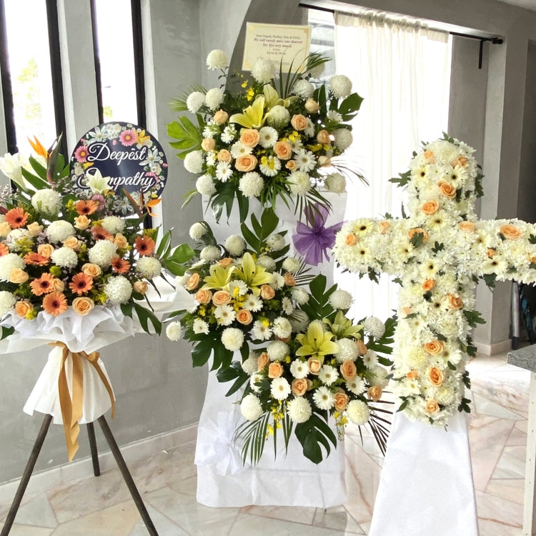 Wreath & Condolence Flower Stand| Free Delivery