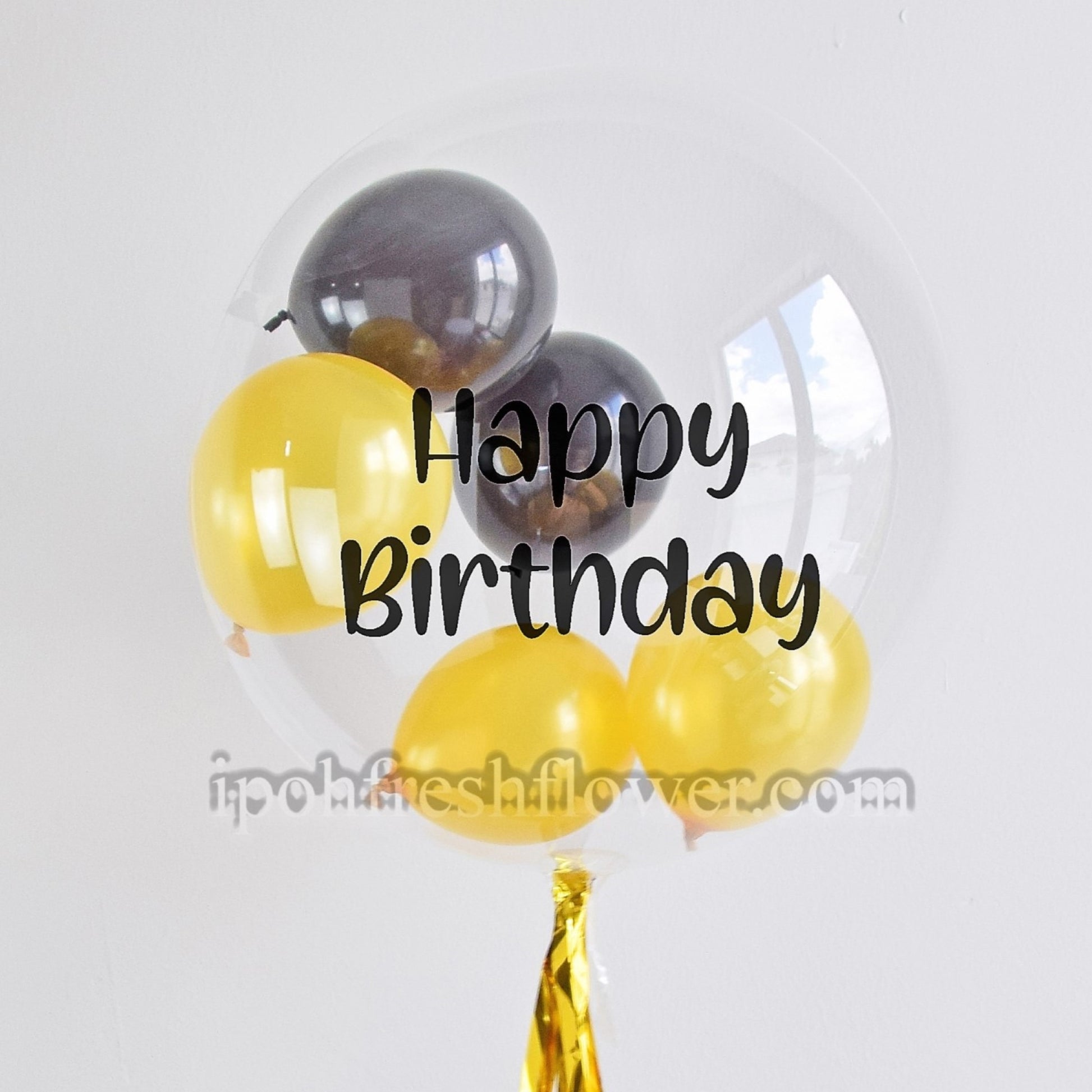 24" Bubble Balloon filled with Helium Gas