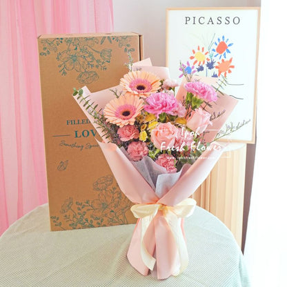 Adeline Mother's Day Special| Fresh Flower Bouquet | Same Day Delivery