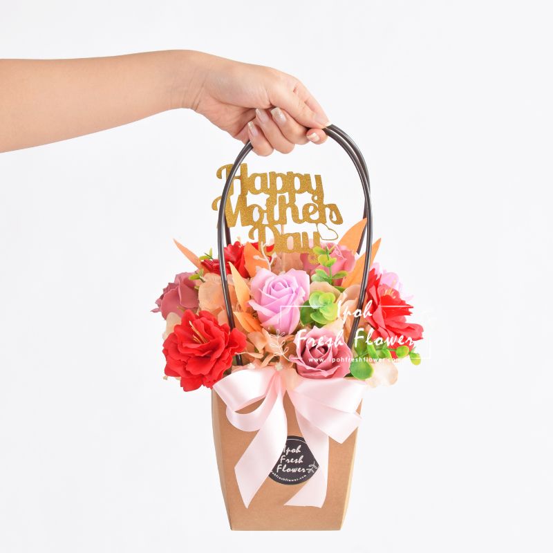 Amy | Soap Flower Basket