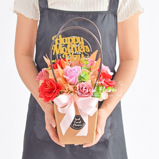 Amy | Soap Flower Basket