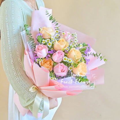Angelita| Roses Bouquet| Fresh Flower Delivery
