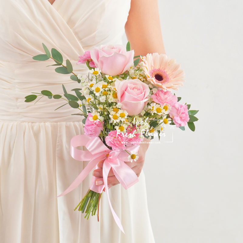 Ashley Bridesmaid Bouquet| Flower Bouquet For Wedding & ROM
