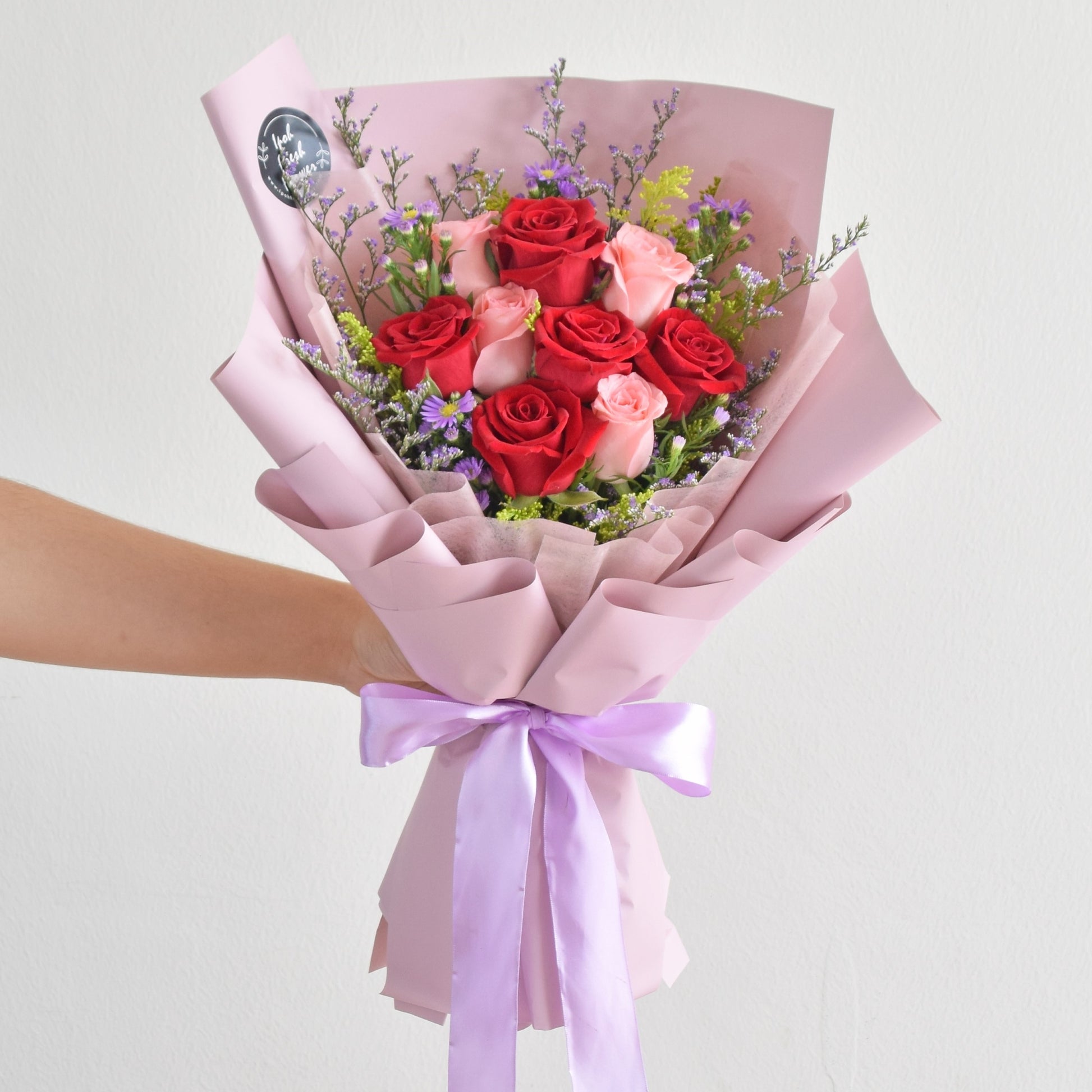 Beauty Angel| Roses Bouquet Fresh Flower| Same Day Free Delivery