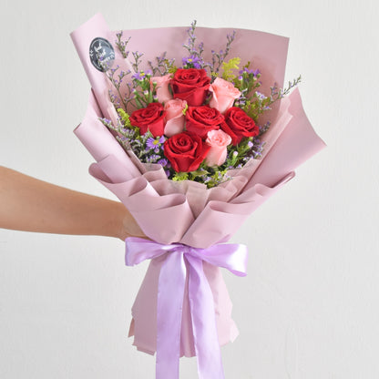 Beauty Angel| Roses Bouquet Fresh Flower| Same Day Free Delivery