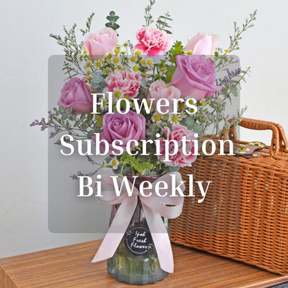 Bi Weekly Fresh Flowers Subscription| Ipoh Flower Delivery