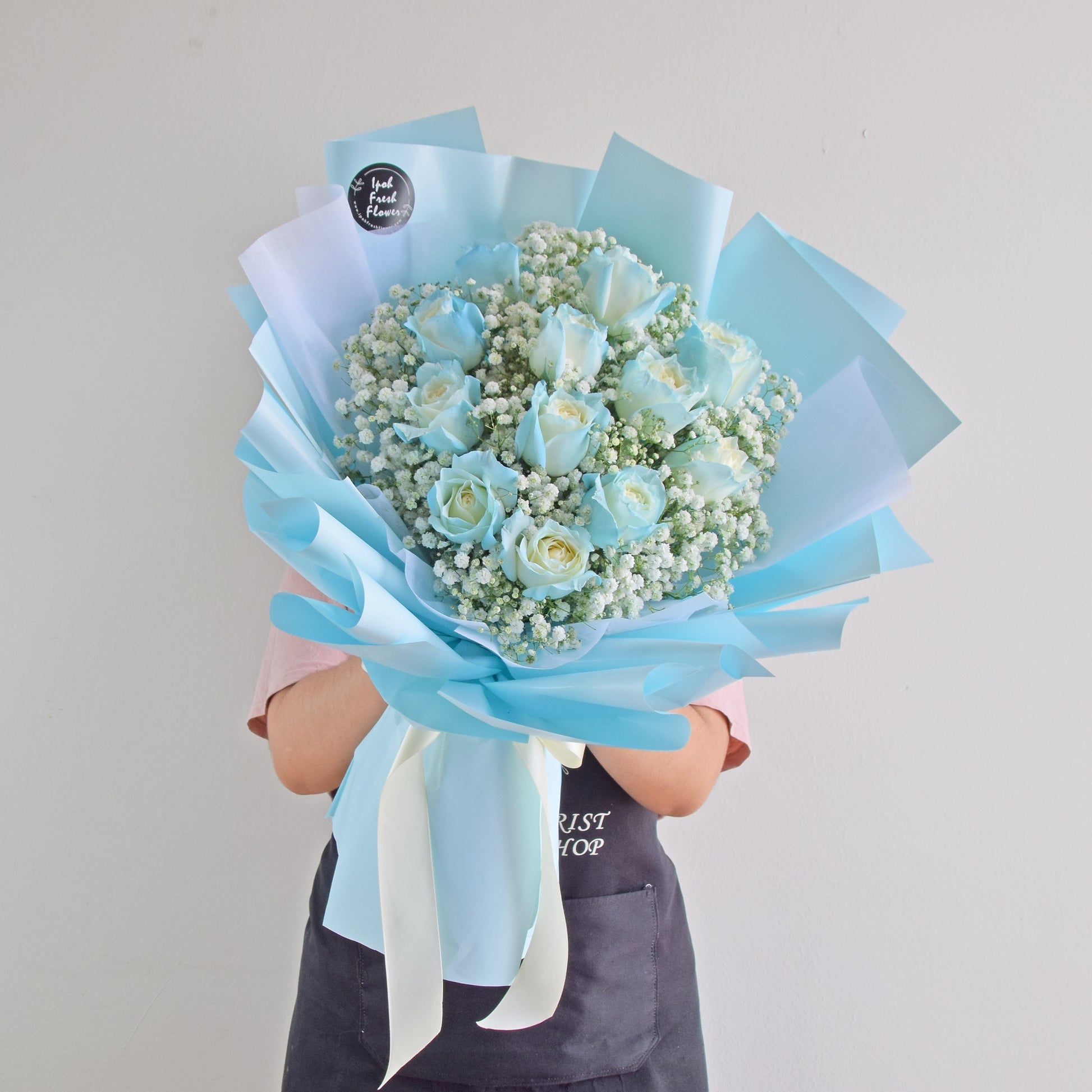 Blue Diamond| Blue Roses Fresh Flower Bouquet| Same Day Delivery