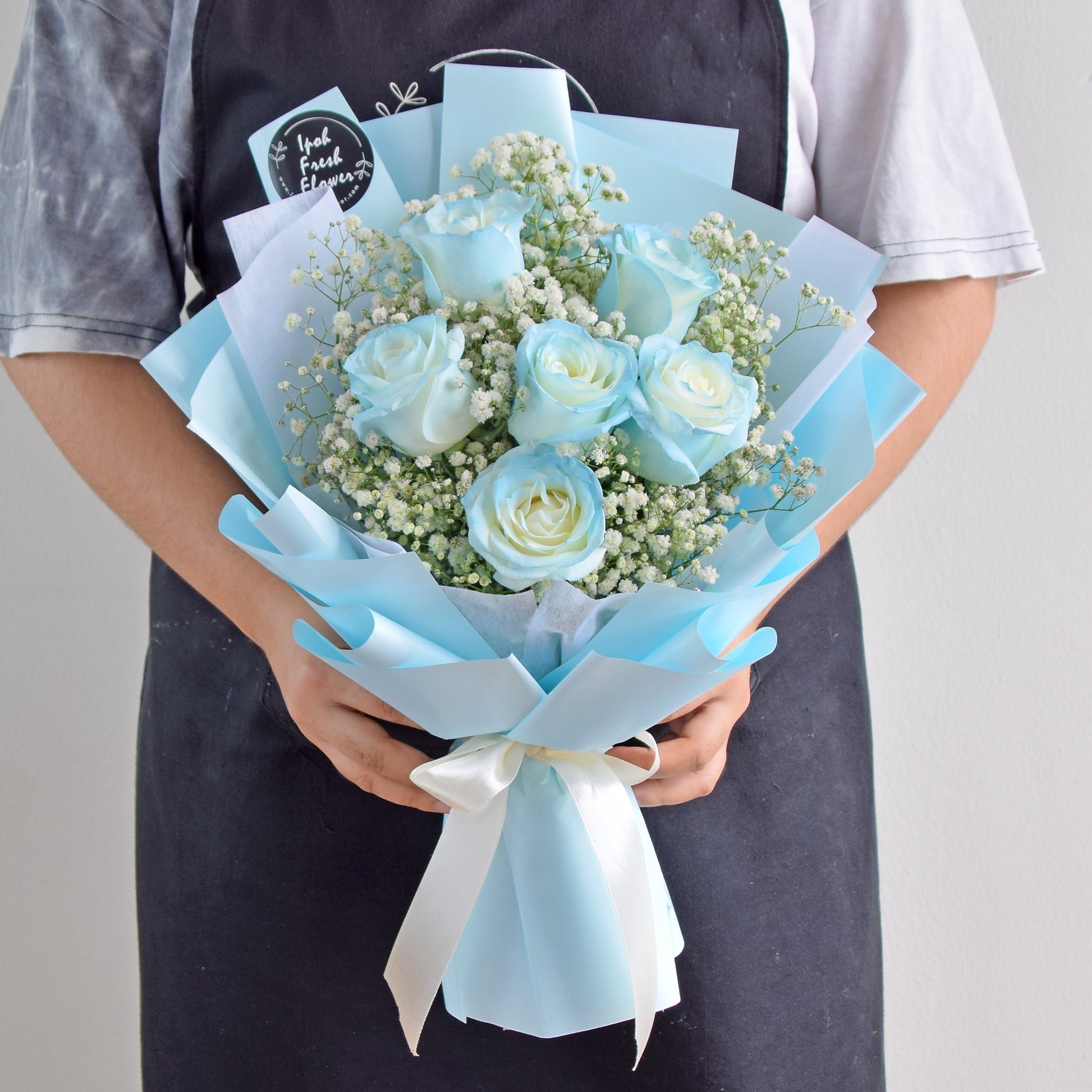 Blue Diamond| Blue Roses Fresh Flower Bouquet| Same Day Delivery