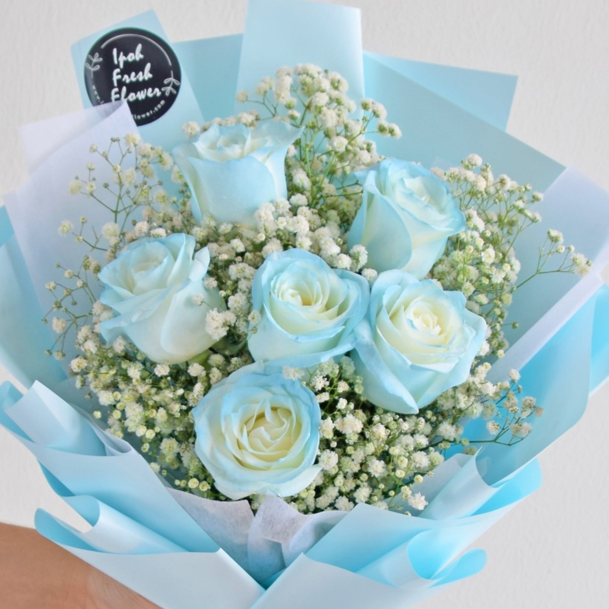 Blue Diamond| Blue Roses Fresh Flower Bouquet| Same Day Delivery