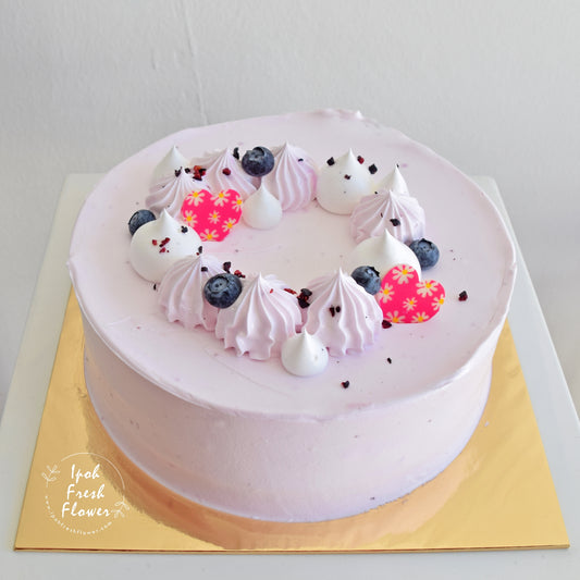 Ipoh Cake Delivery-Blueberry Cake| ipohfreshflower.com