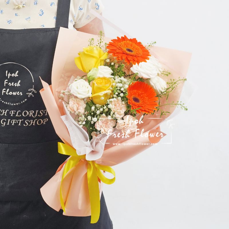 Brielle| Fresh Flower Bouquet| Same Day Delivery Ipoh Perak