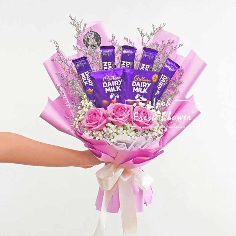 Calbury Chocolate Bouquet| Fresh Flower Same Day Delivery Ipoh