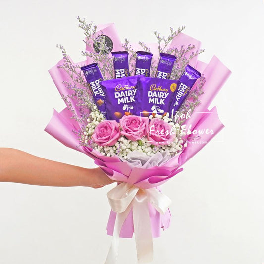 Calbury Chocolate Bouquet| Fresh Flower Same Day Delivery Ipoh