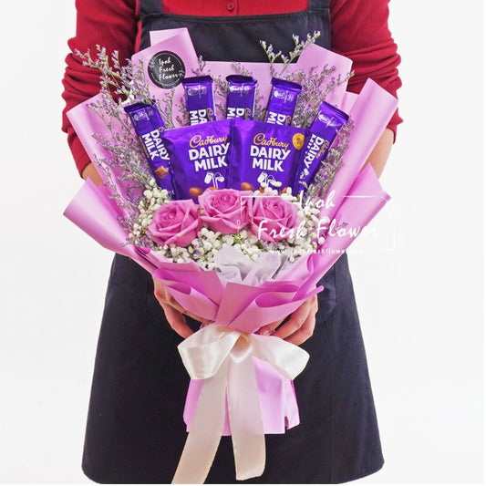 Calbury Chocolate Bouquet| Fresh Flower Same Day Delivery Ipoh