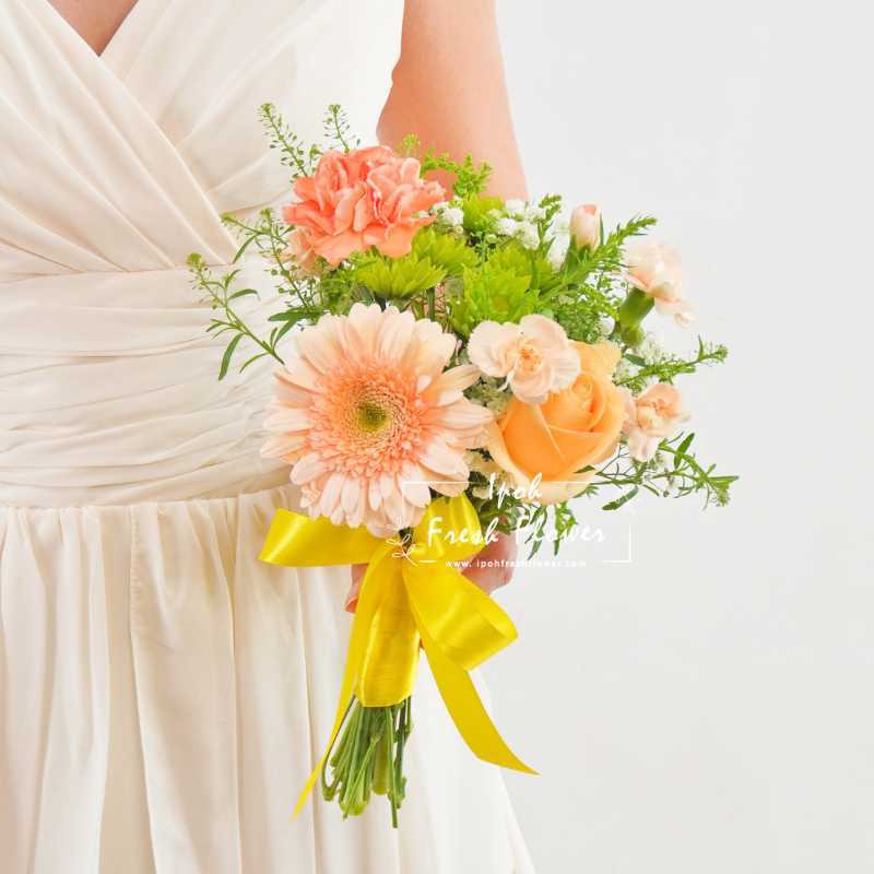 Celine Bridesmaid Bouquet| Flower Bouquet For Wedding & ROM