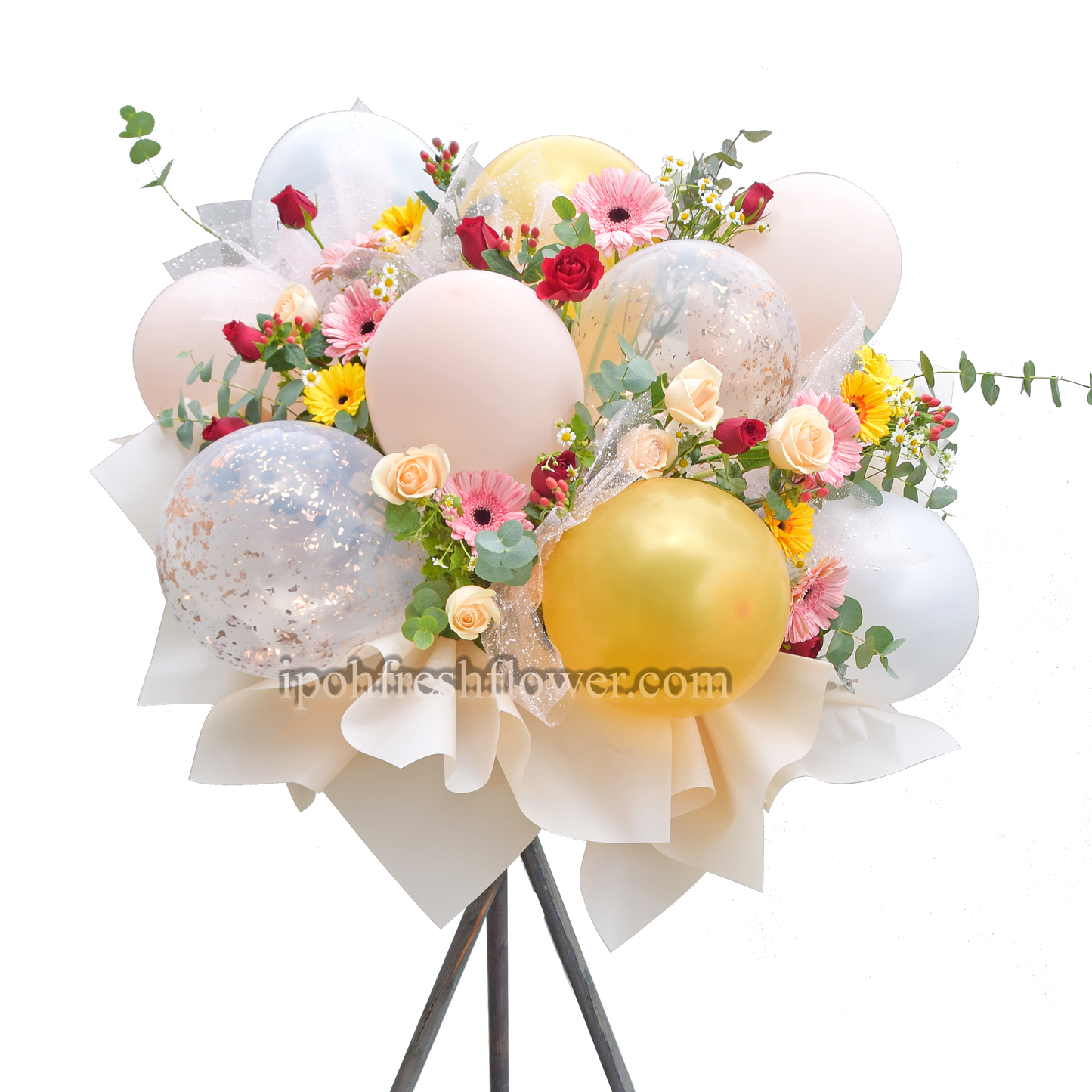 Ceremory| Grand opening flower stand with balloons| Free Delivery
