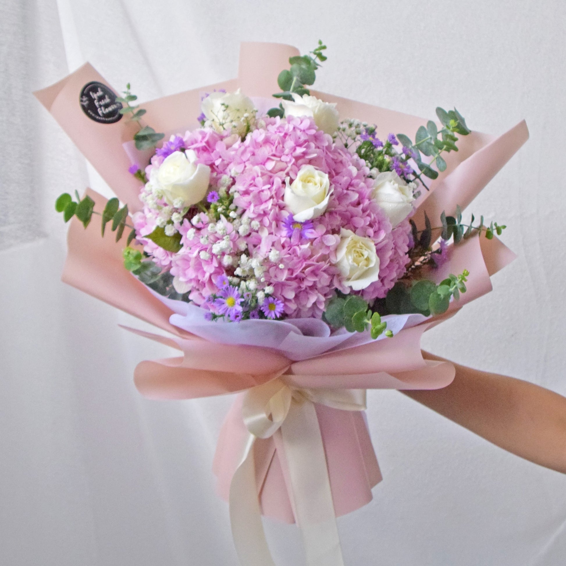 Charlee| Hydrangea Fresh Flower Bouquet Delivery