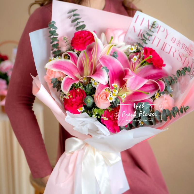 Clara| Fresh Flower Premium Bouquet | Same Day Delivery Ipoh