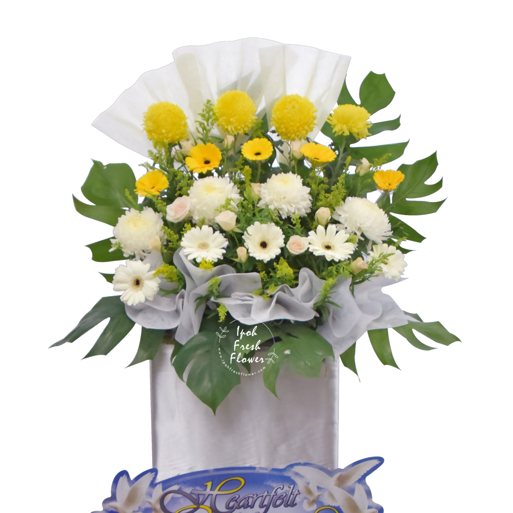 Condolence Wreaths & Funeral Flower Stand B2| Same Day Free Delivery