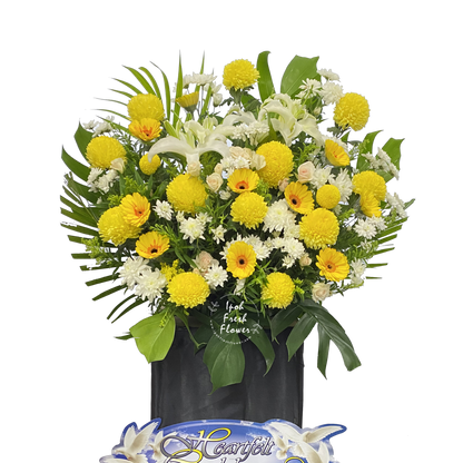 Condolence Wreaths & Funeral Flower Stand B7| Free Delivery