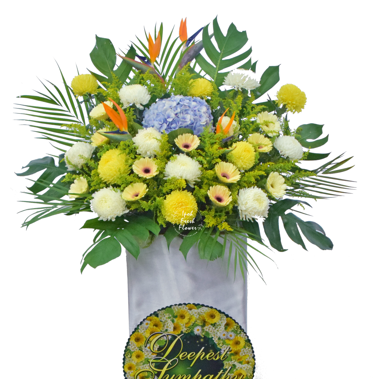 Condolence Wreaths & Funeral Flower Stand B8| Free Delivery