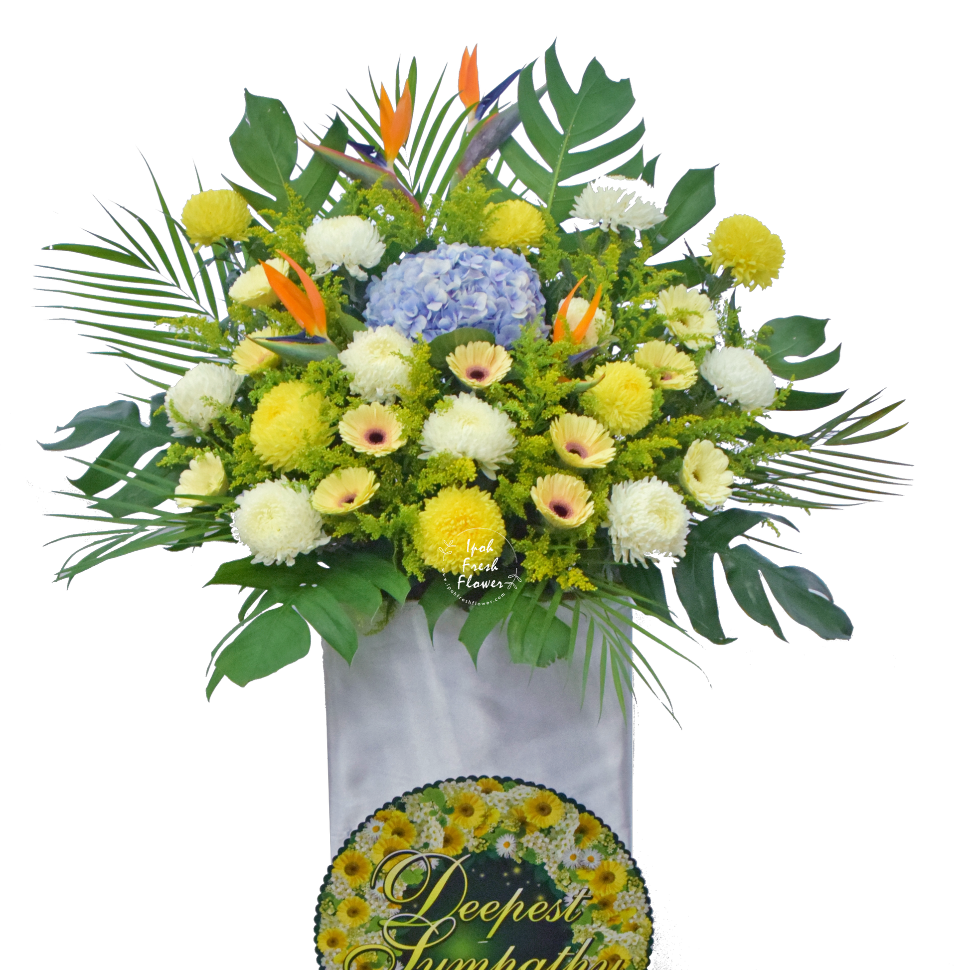 Condolence Wreaths & Funeral Flower Stand B8| Free Delivery