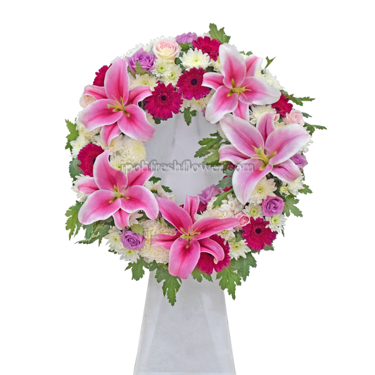 Condolence Wreaths & Funeral Flower Stand A8| Same Day Free Delivery