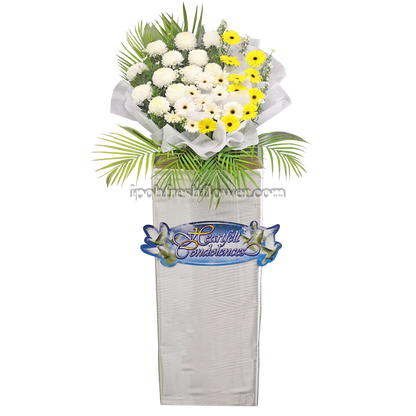 Condolence Flower Stand B5|Free Delivery