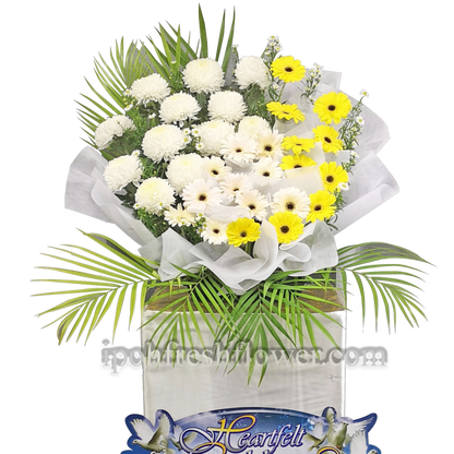 Condolence Flower Stand B5|Free Delivery
