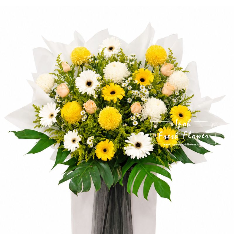 Condolence Flower Stand B3| Same Day Delivery Ipoh Taiping Perak