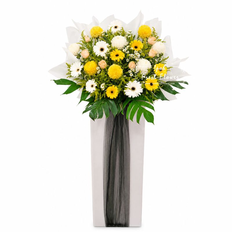 Condolence Flower Stand B3| Same Day Delivery Ipoh Taiping Perak