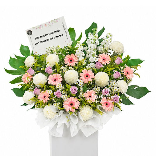 Condolence Flower Stand B6| Same Day Delivery Ipoh Taiping Perak