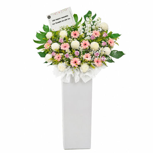 Condolence Flower Stand B6| Same Day Delivery Ipoh Taiping Perak