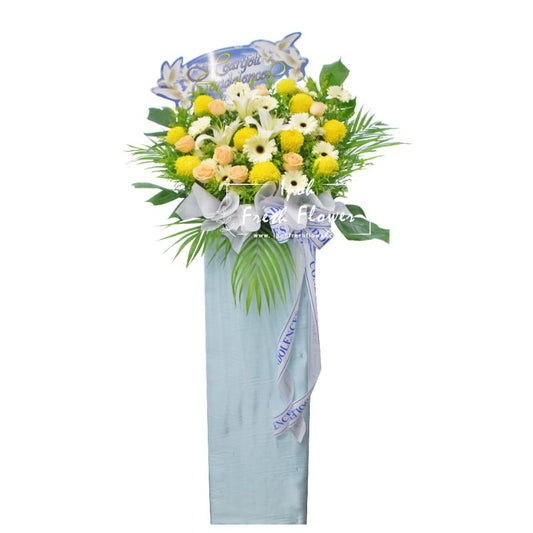 Condolence Flower Stand B7| Same Day Delivery Ipoh Taiping Perak