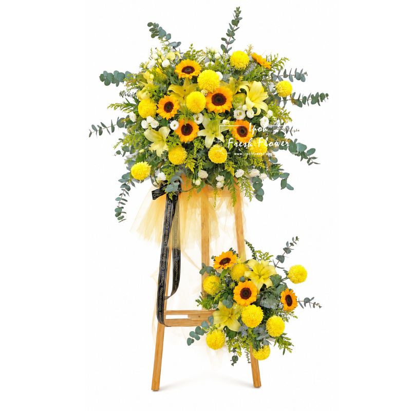 Condolence Flower Stand C4| Same Day Delivery Ipoh Perak