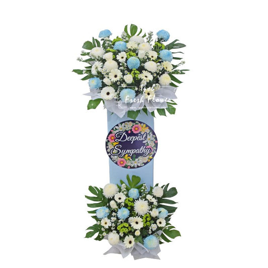 Condolence Flower Stand D4| Same Day Delivery